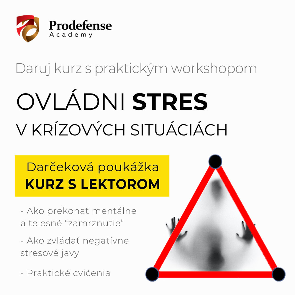 <small><h5>Darčeková poukážka:</h5></small><BR>Ovládni stres v krízových situáciách<BR>