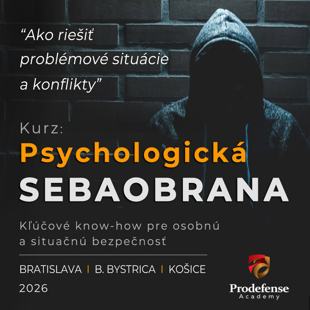 <small><h5>BRATISLAVA: Komplexný kurz s workshopom:</h5></small><BR>Psychologická sebaobrana<BR>