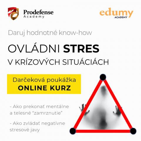 Darčekový poukaz - Online video kurz "Zvládanie stresu v krízových situáciách"